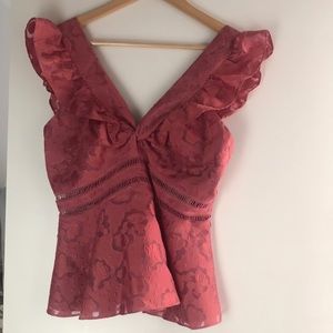 Rebecca Taylor Raffle Top